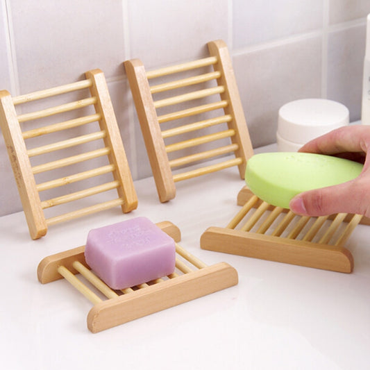 Soap holder with soap putting on it