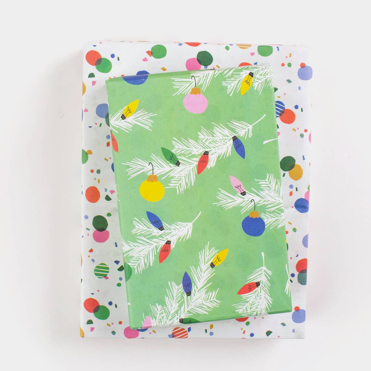 Double-sided Eco Wrapping Paper (Boughs/Twinkled)