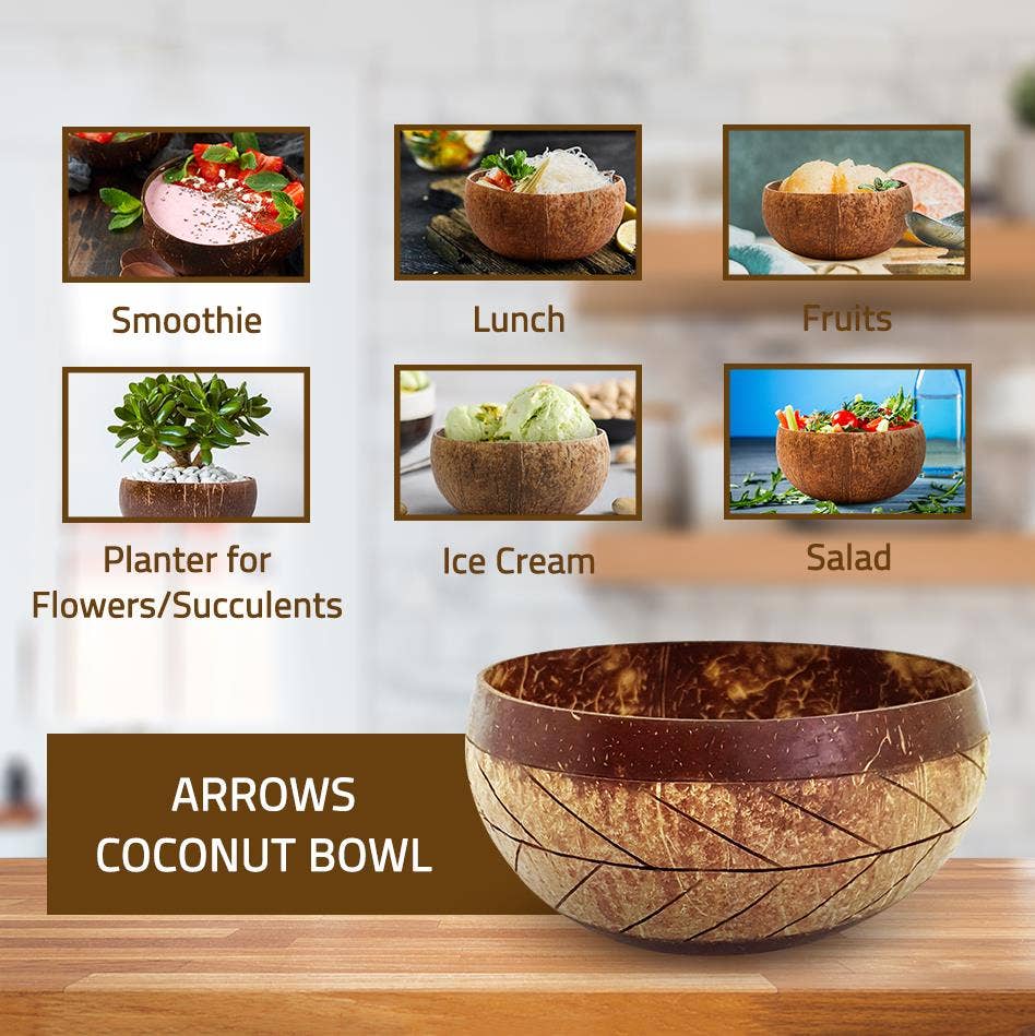 Arrows Coconut Bowl