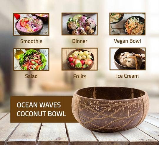 Waves Coconut Bowl
