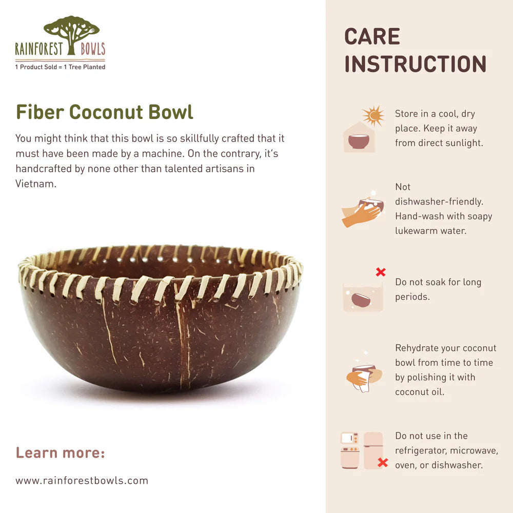 Fiber Coconut Bowl