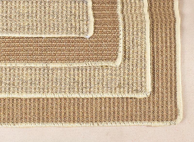 layered sisal mats