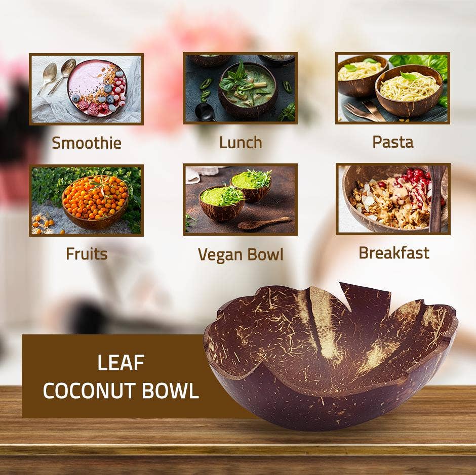 Leaf Coconut Bowl