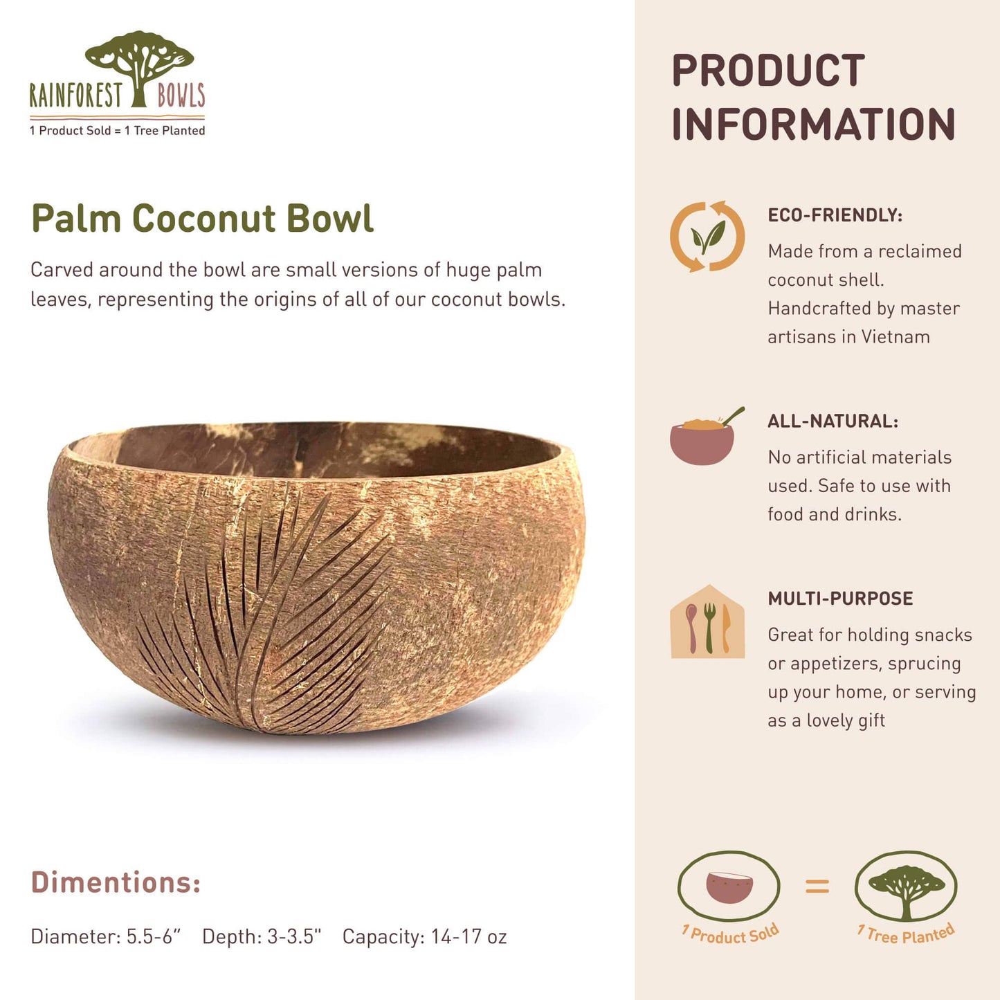 Palm Coconut Bowl