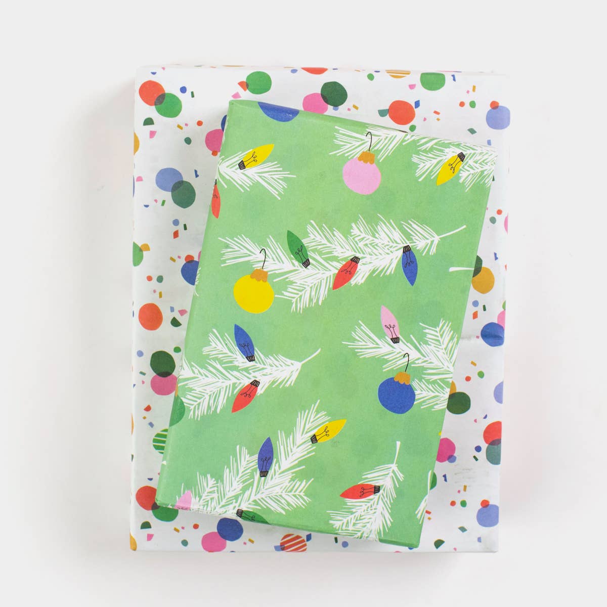 Double-sided Eco Wrapping Paper (Boughs/Twinkled)