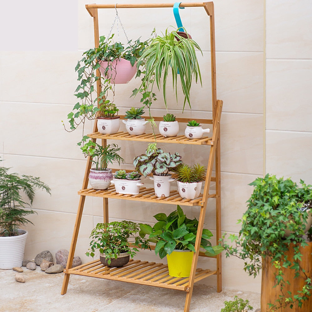 bamboo stand in outdoor setting