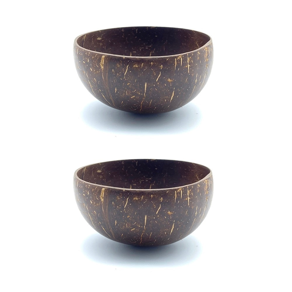 two coconut bowls