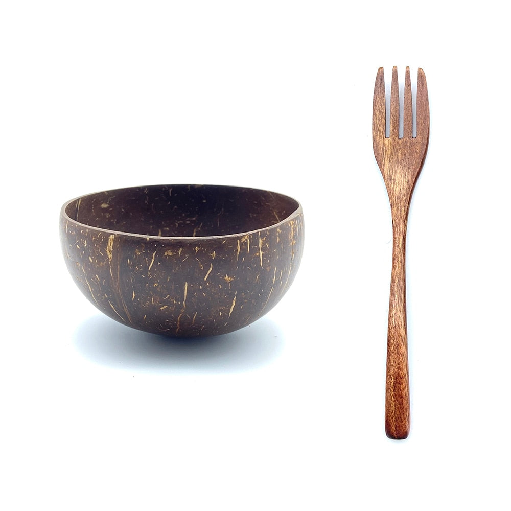 coconut bowl with fork