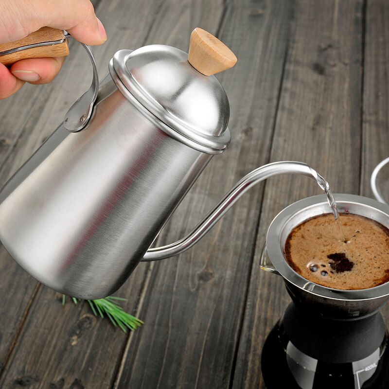 drip kettle in use