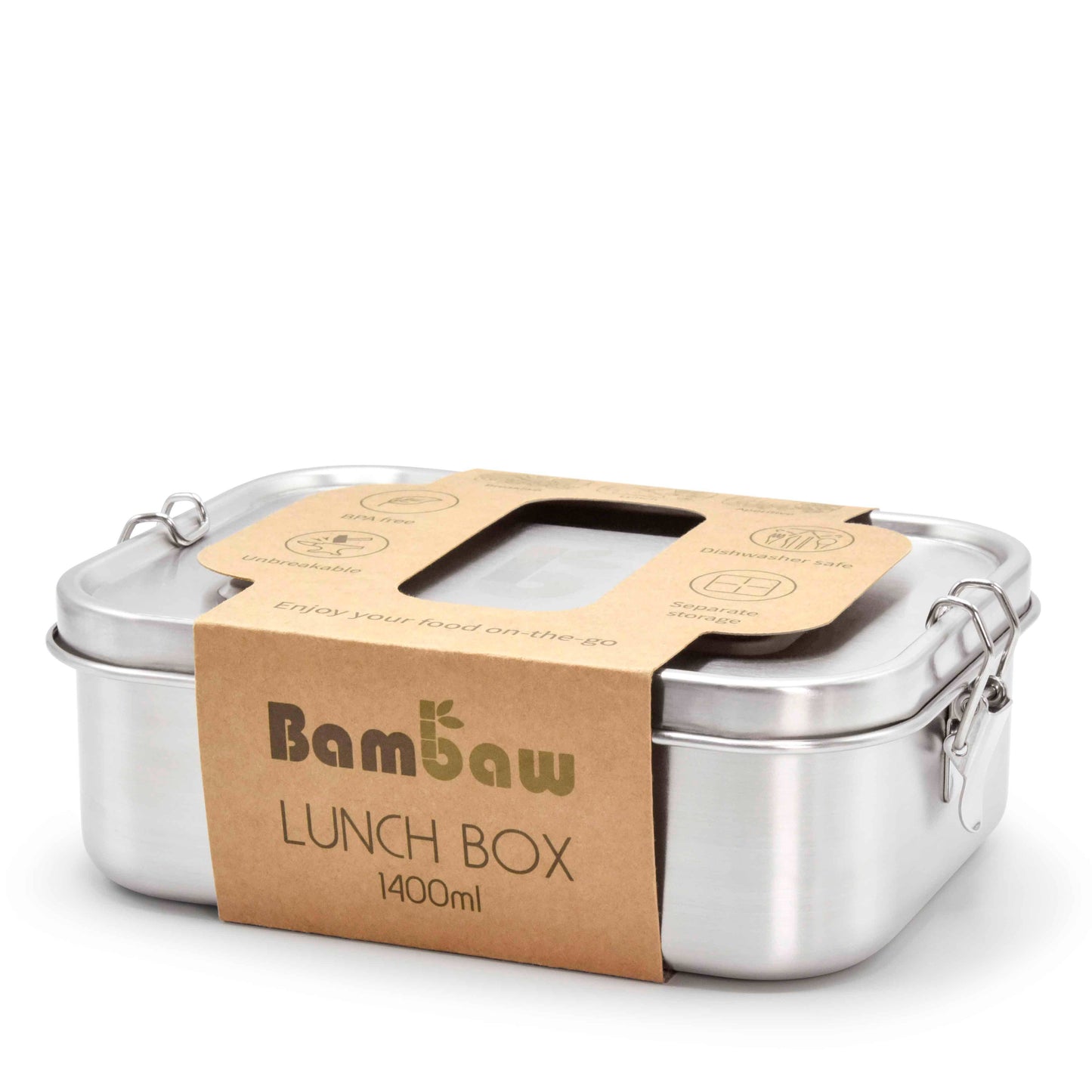Stainless Steel Lunch Box, 1400 Ml, Stainless Steel Lunch Box, Leak-proof  Lunch Box, Lunch Box With