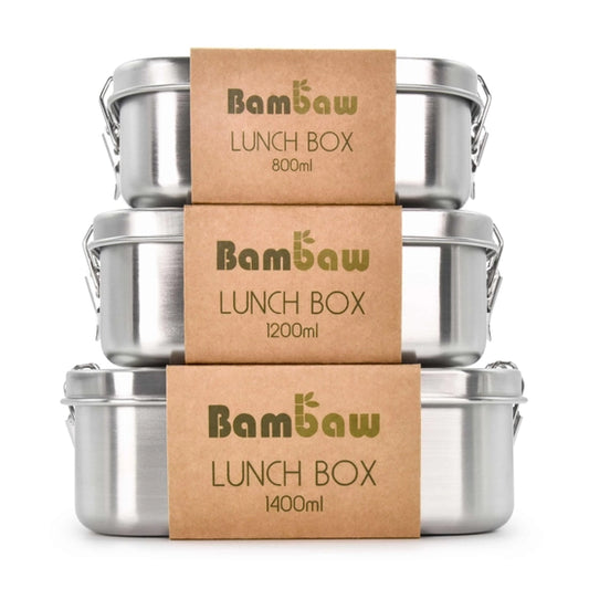 Stainless Steel Stacked Lunch Boxes