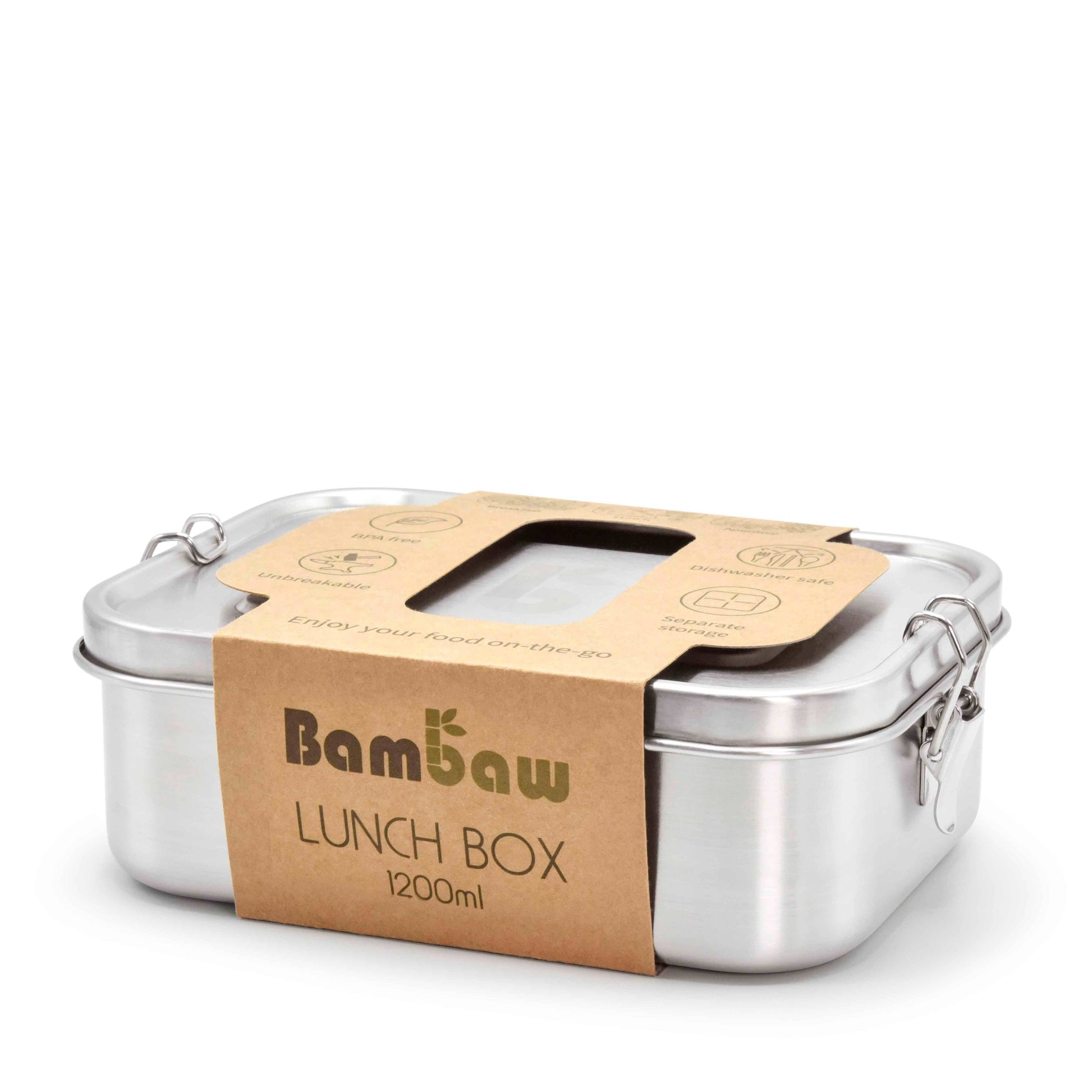 Stainless Steel 1200ml Lunch Box